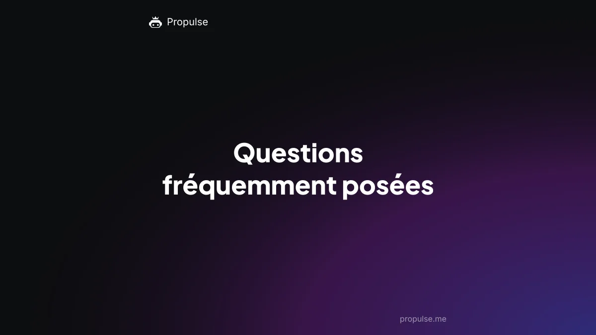 Questions fréquemment posées