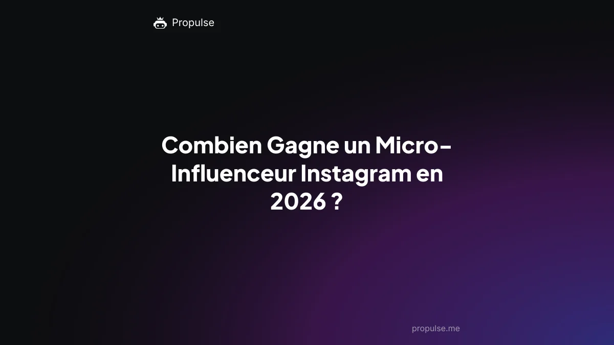 Combien Gagne un Micro-Influenceur Instagram en 2026 ?