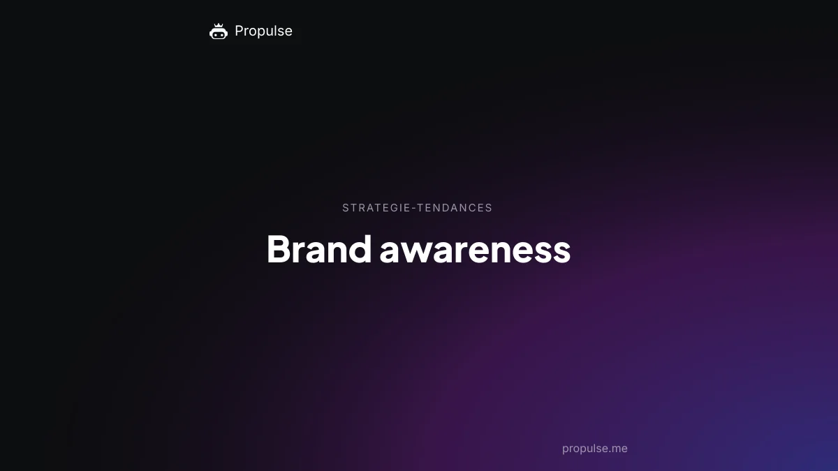Brand awareness