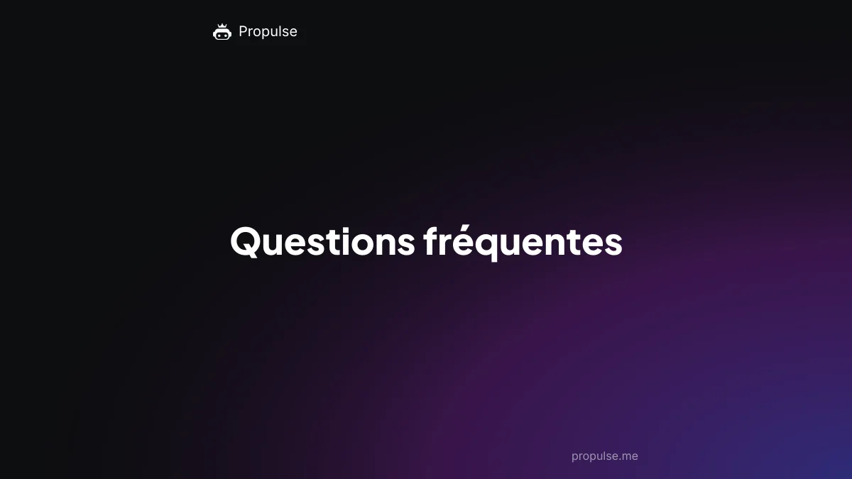 Questions fréquentes