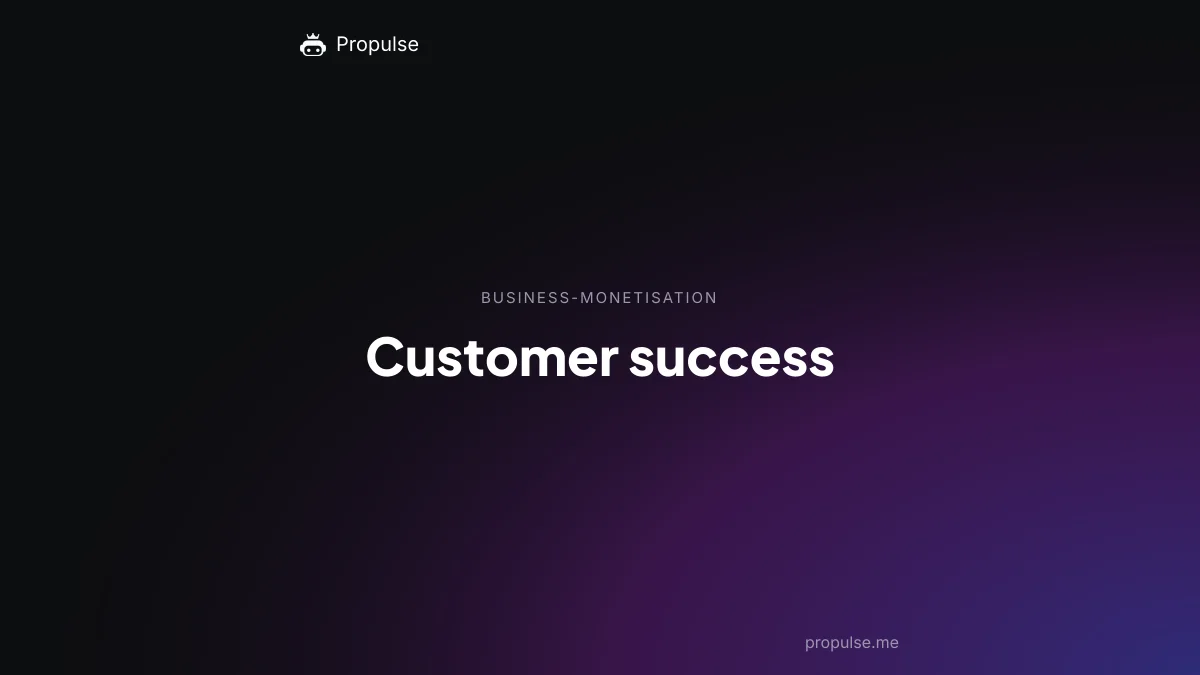 Customer success