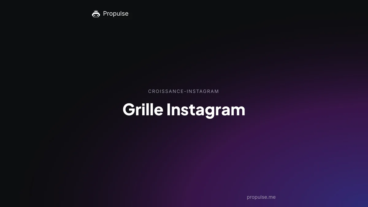 Grille Instagram