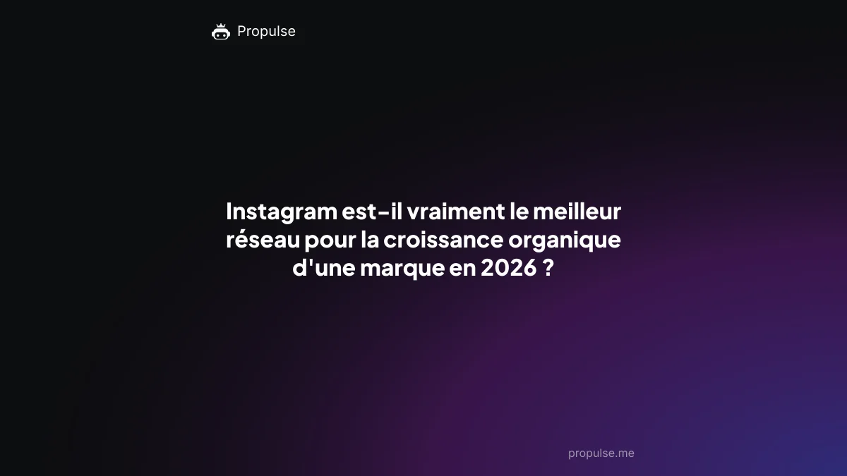 Instagram est-il vraiment le meilleur réseau pour la <a href=