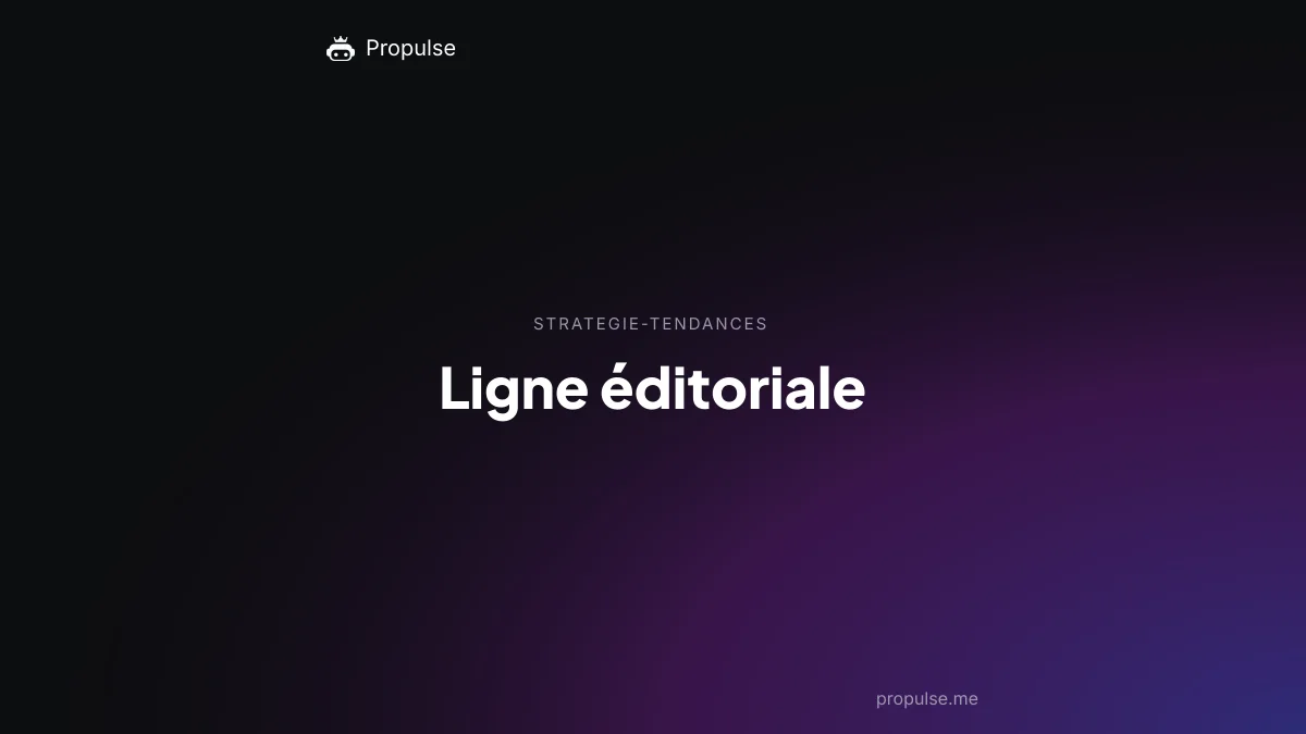 Editorial line