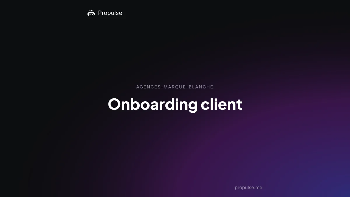 Onboarding client