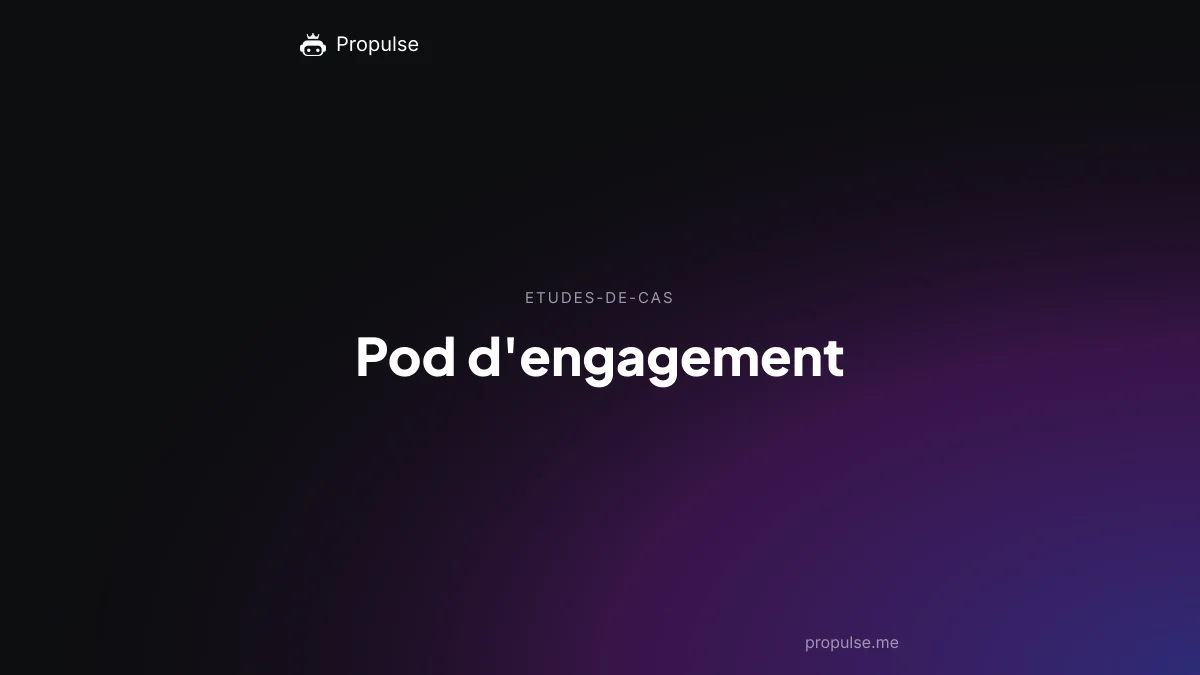 Pod d'engagement