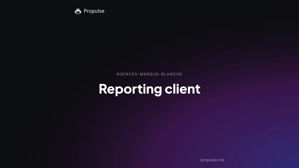 Reporting client
