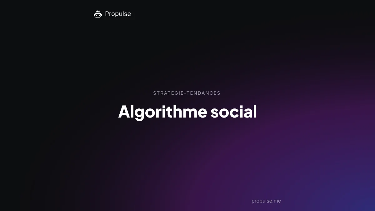 Social algorithm