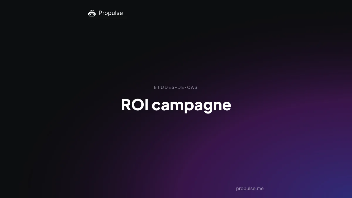 Campaign ROI