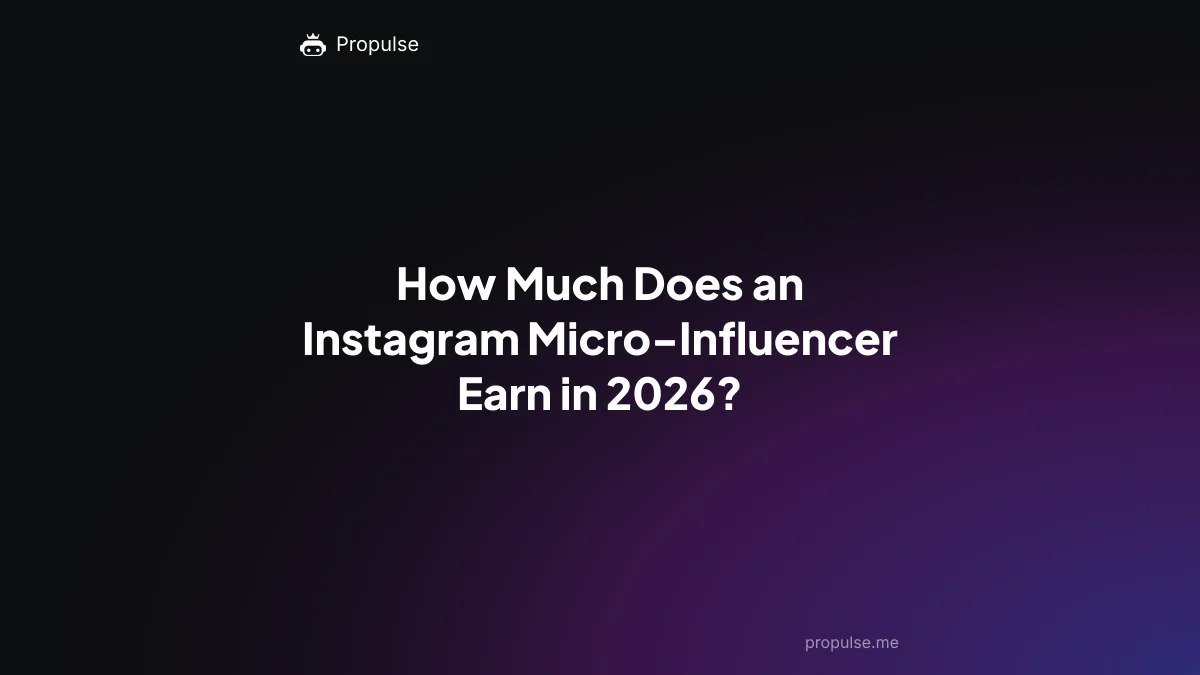 How Much Does an Instagram Micro-Influencer Earn in 2026?