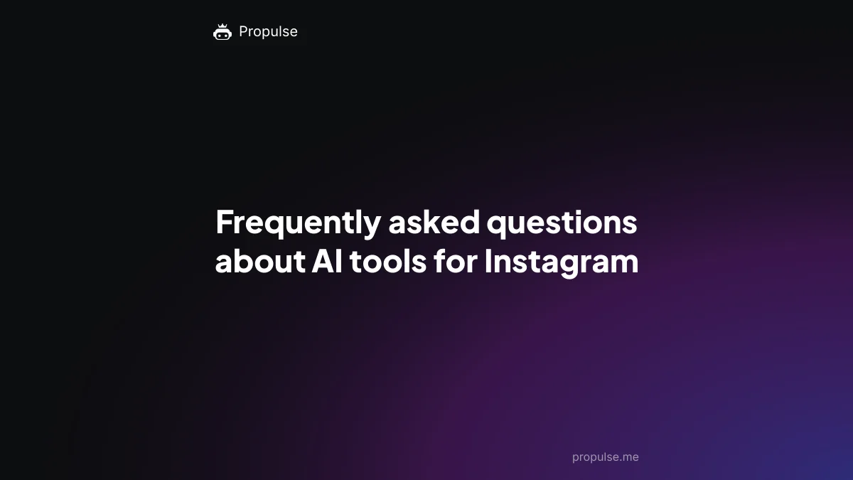 Frequently asked questions about AI tools for Instagram