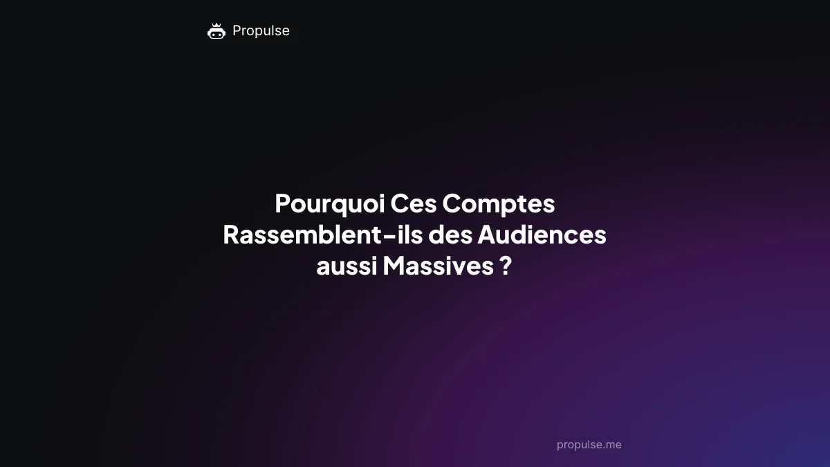 Pourquoi Ces Comptes Rassemblent-ils des Audiences aussi Massives ?