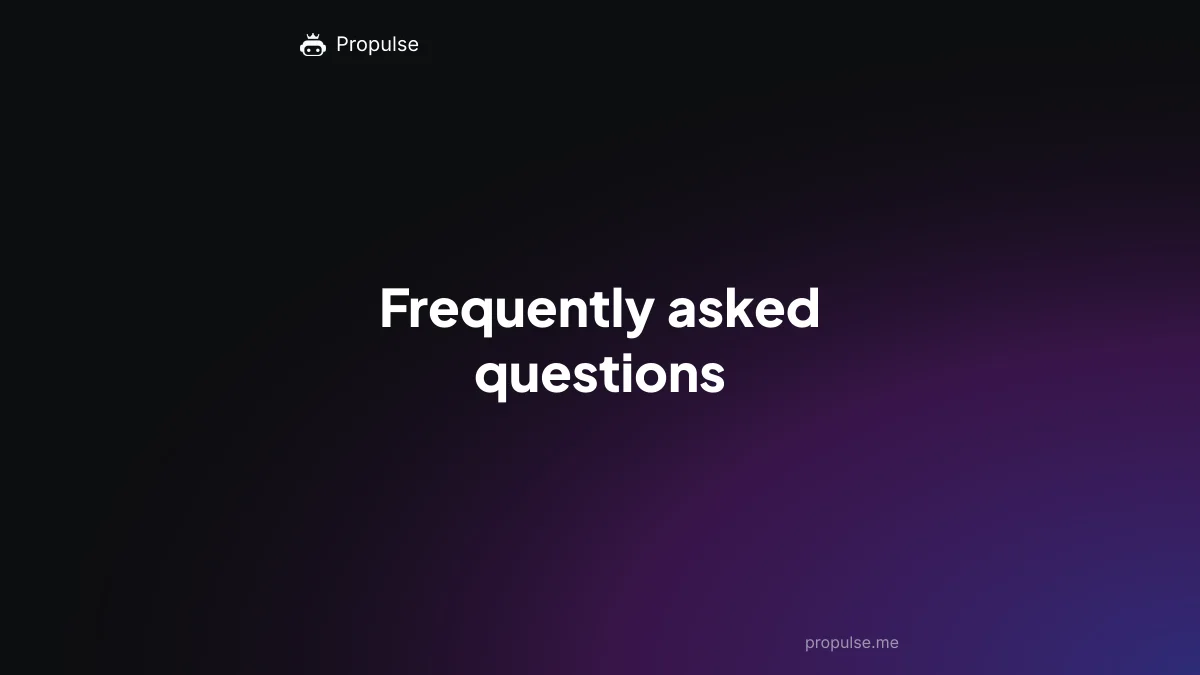 Frequently asked questions