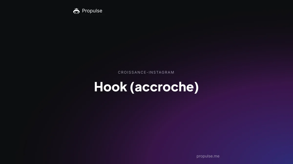 Hook (accroche)