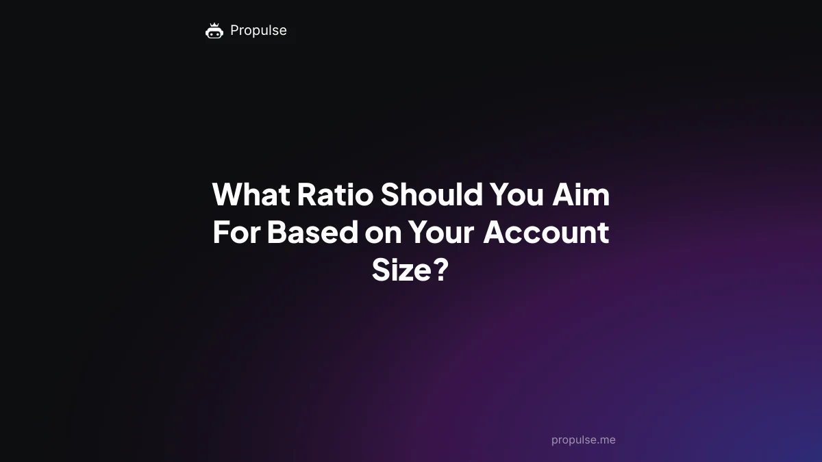 What Ratio Should You Aim For Based on Your Account Size?