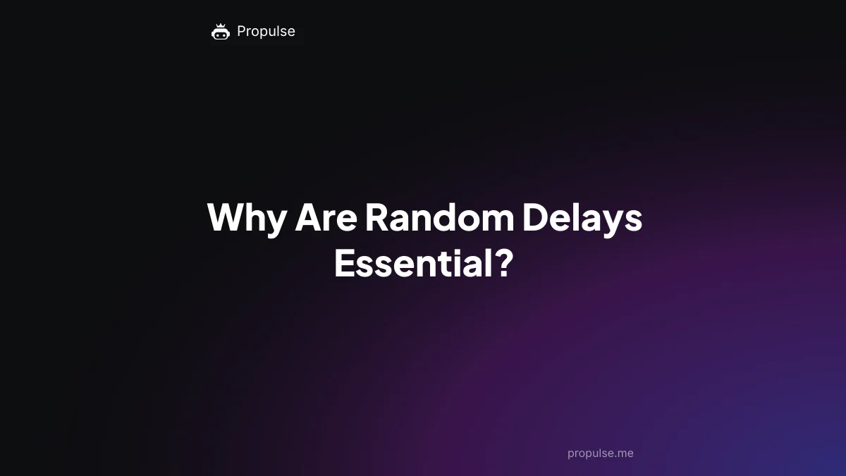 Why Are Random Delays Essential?