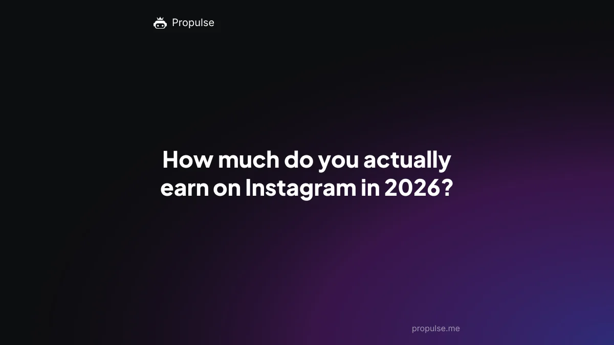 How much do you actually earn on Instagram in 2026?