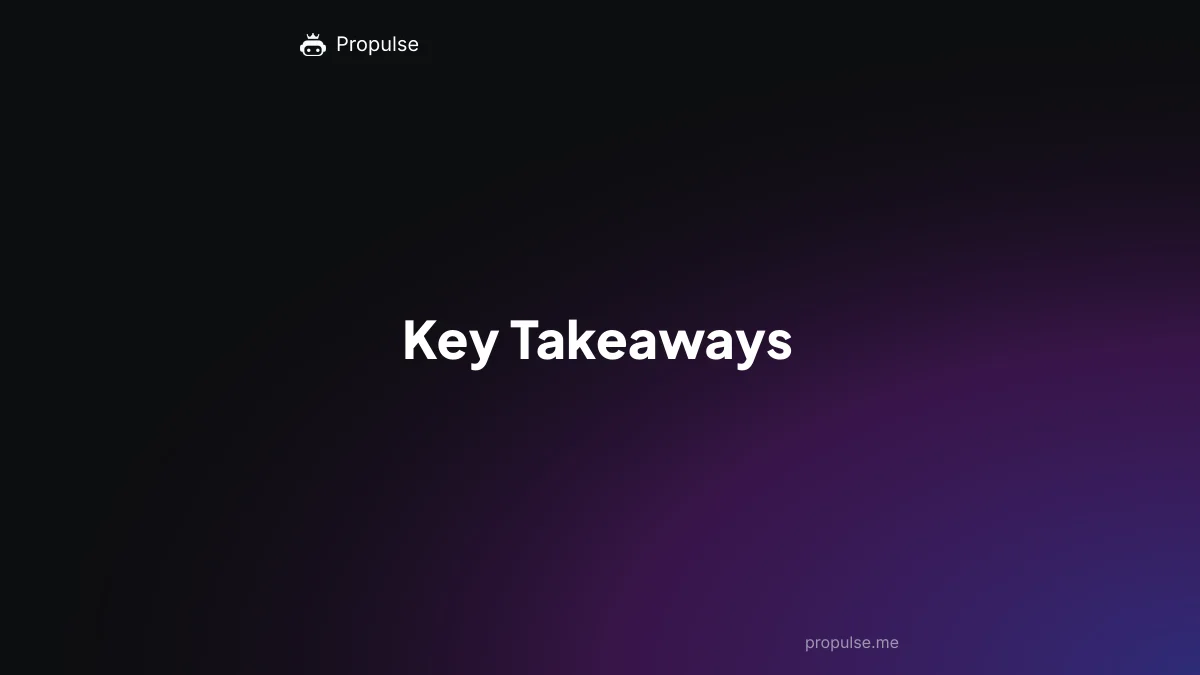 Key Takeaways