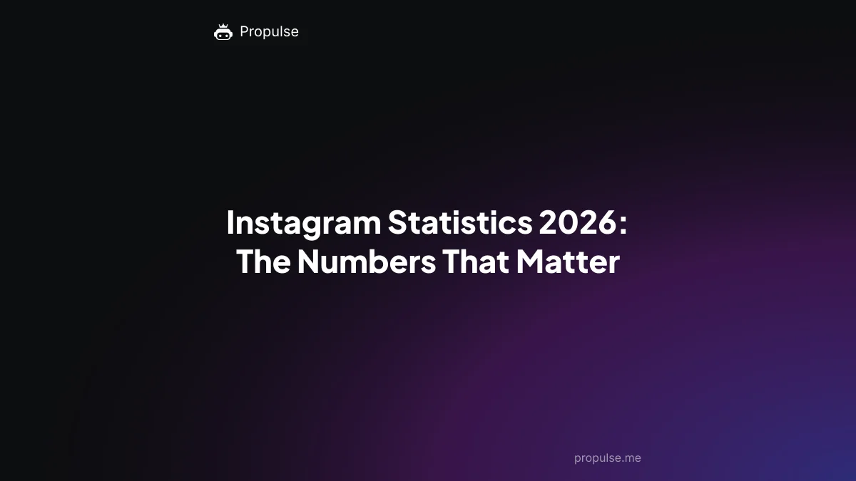 Instagram Statistics 2026: The Numbers That Matter