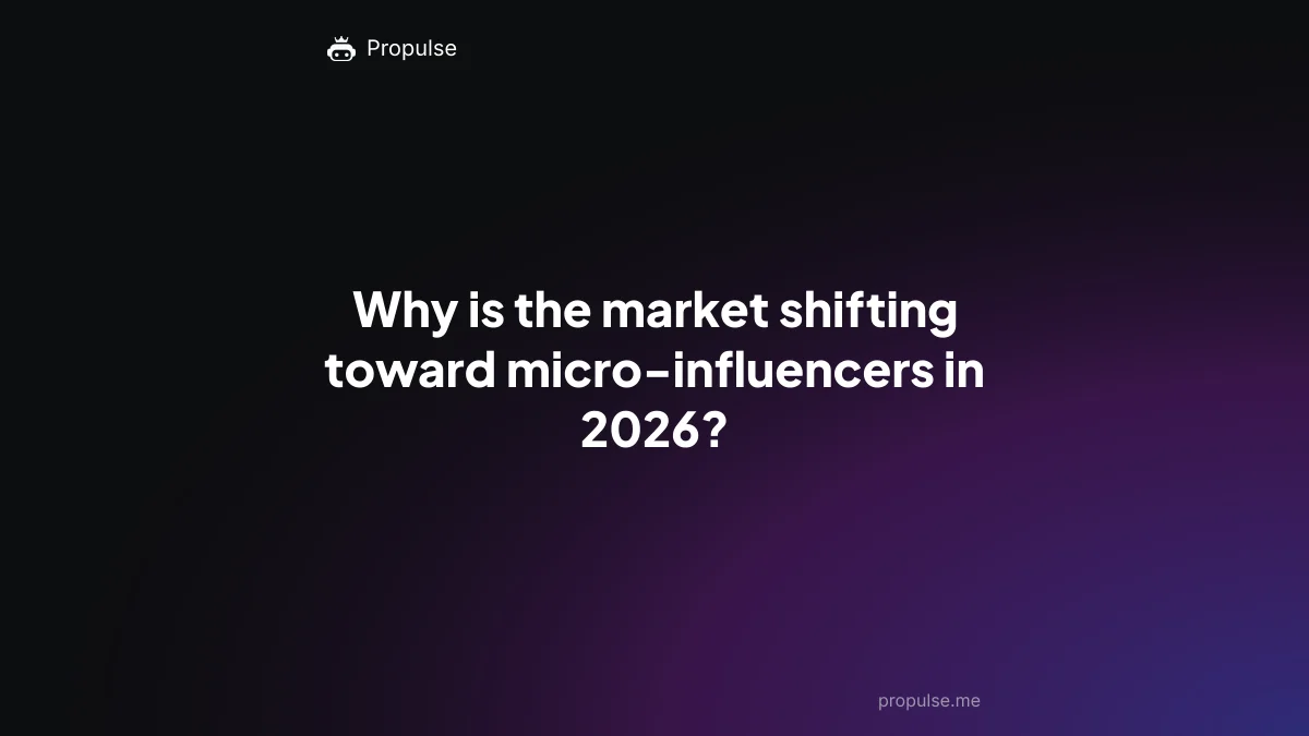 Why is the market shifting toward micro-influencers in 2026?