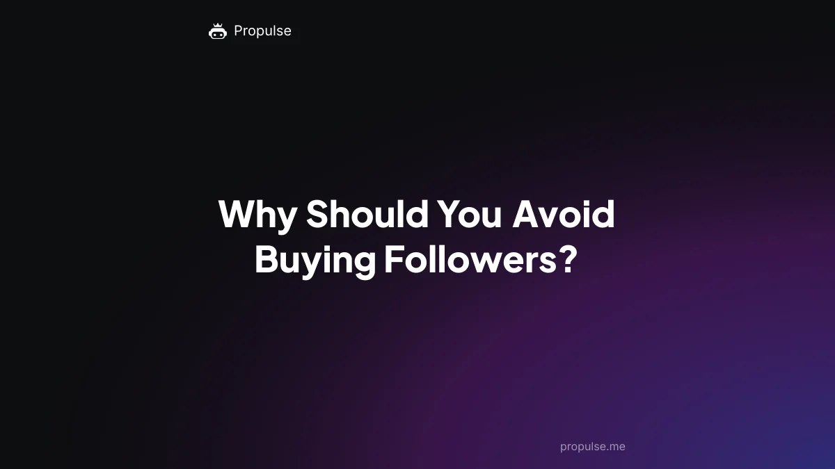 Why Should You Avoid Buying Followers?