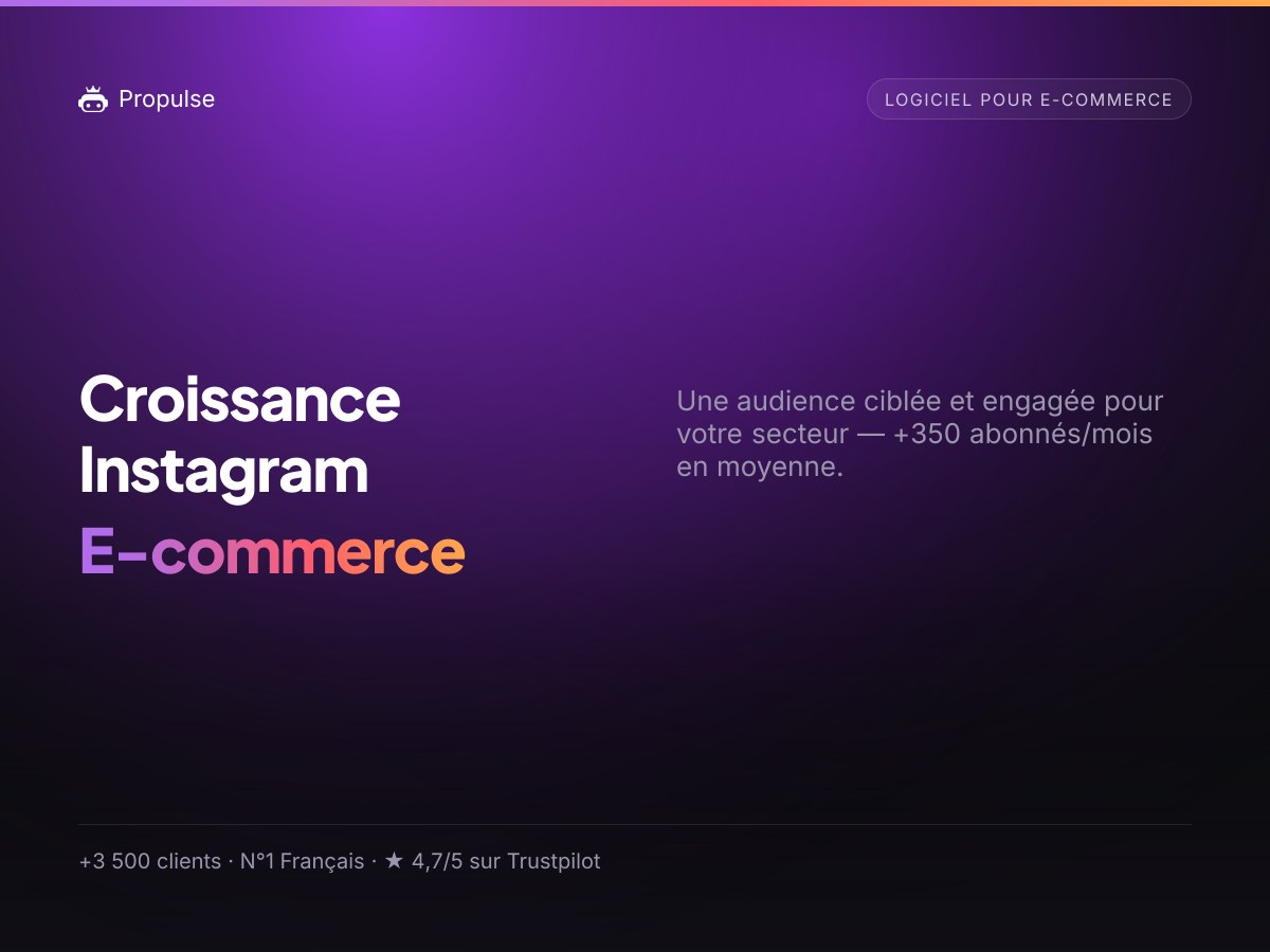 Instagram pour l'e-commerce : une audience acheteuse qui alimente votre boutique