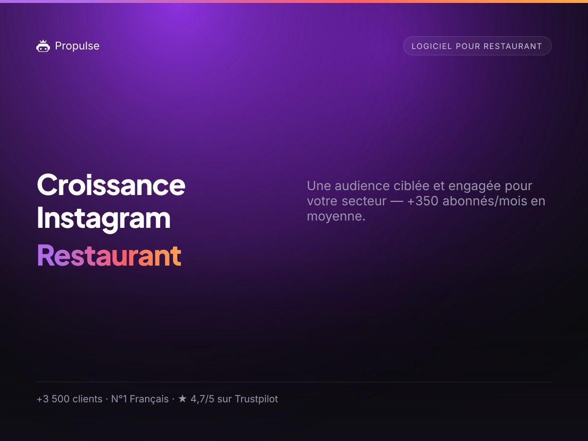 Instagram pour les restaurants : transformez les gourmands en clients attablés