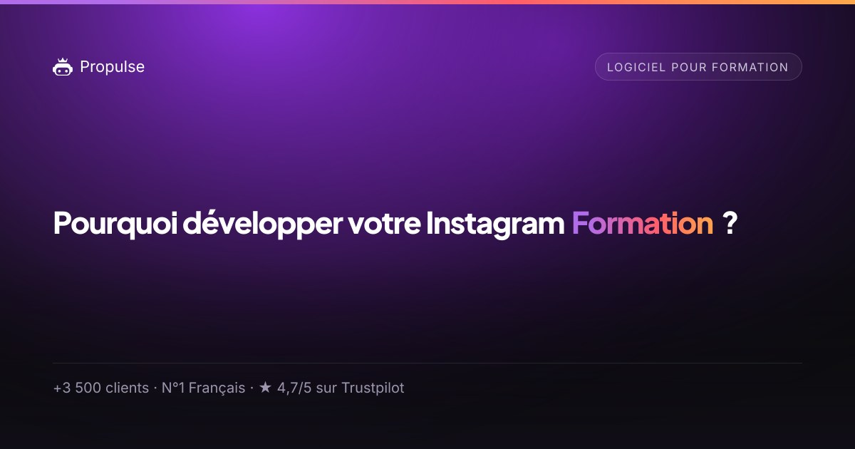Pourquoi Instagram est devenu incontournable pour la formation